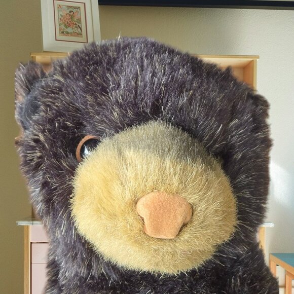 Folkmanis Black Bear Cub Puppet Preowned EUC - Picture 2 of 9